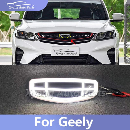 Front Logo Lamp Car Illuminated Light For Geely All Models Modified Ceramic Luminous Logo sayaragear