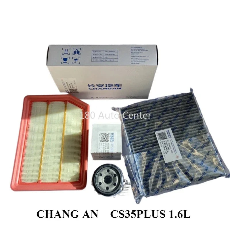 Original CHANGAN CS35PLUS 1.6L Models Air Cabin Oil Filters Kit sayaragear
