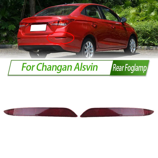 For Changan Alsvin Rear Bumper Fog Light Reflector Stop Light Rear Fog Light Foglamp Brake Lamp Warning Lamp Frame Cover sayaragear