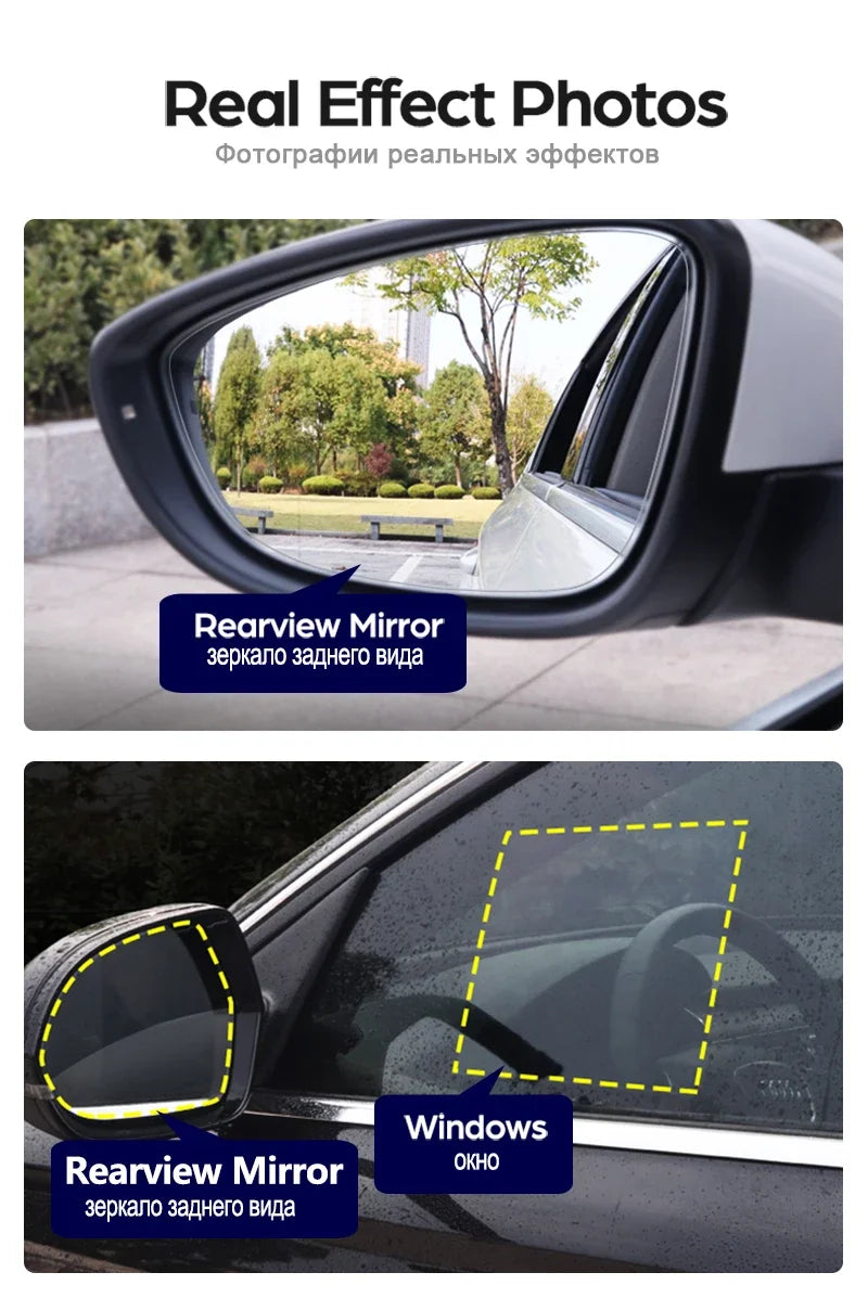 for Toyota Corolla 2007~2013 E140 E150 140 150 Full Cover Anti Fog Film Rearview Mirror Rainproof Anti-Fog Films Accessories sayaragear