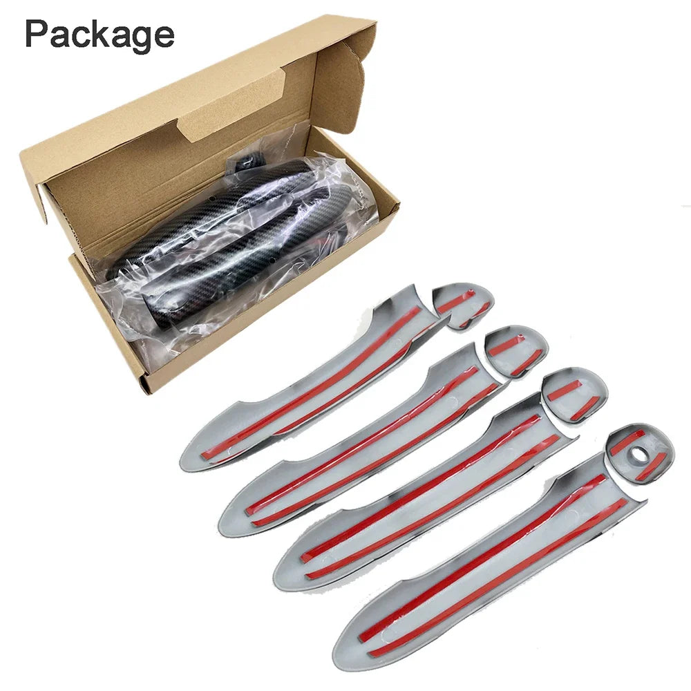 Luxury chrome door handle cover trim protection cover for Renault Koleos Samsung QM6 MK2 2017~2020  Car accessory sticker 2018 sayaragear