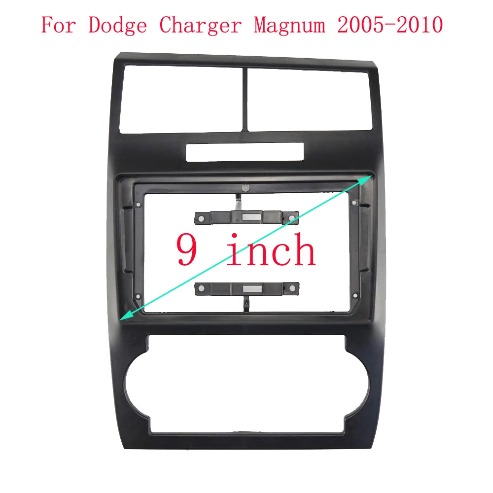9 Inch Car Frame Fascia Adapter Canbus Box Decode Android Radio Dash Fitting Panel Kitr For Dodge Charger Magnum 2005-2007 sayaragear