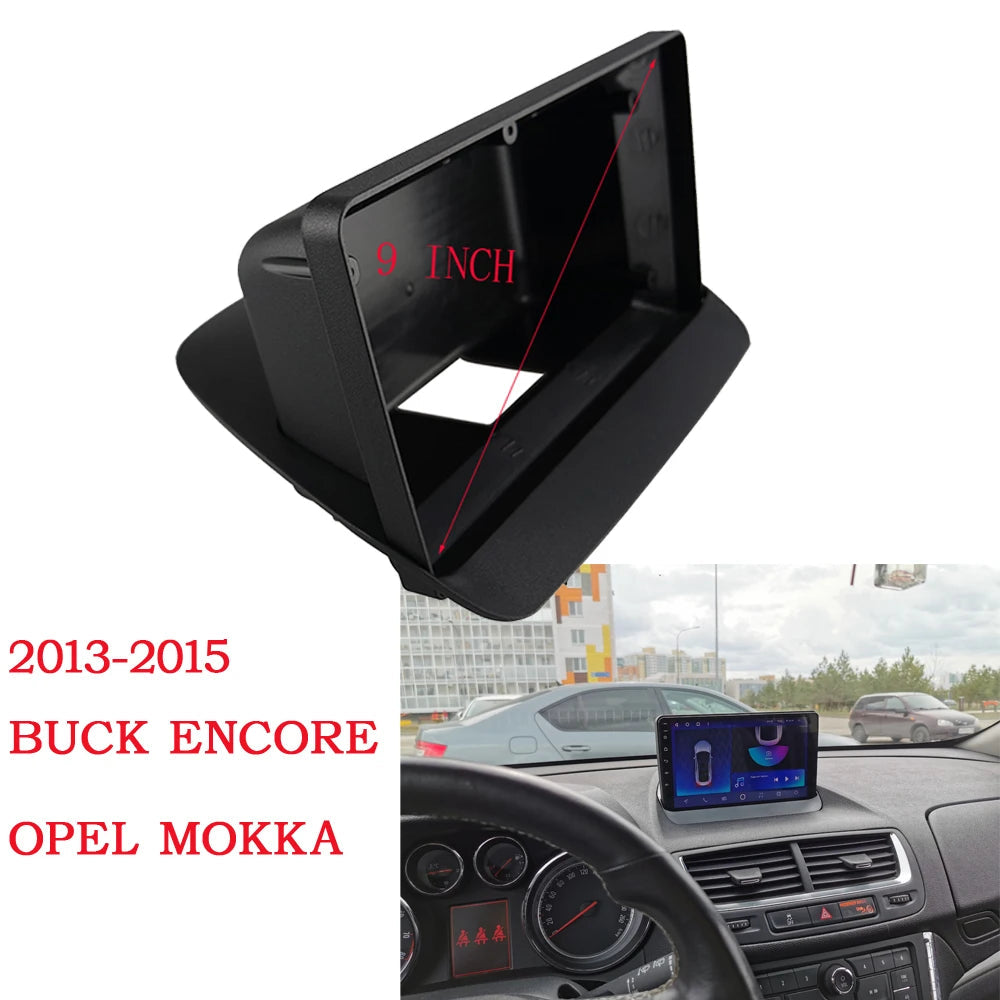 9 Inch For BUICK Encore Opel Vauxhall Mokka 2013-2018 Car Radio Android MP5 GPS Player Panel Casing Frame Head Unit Fascia Cover sayaragear