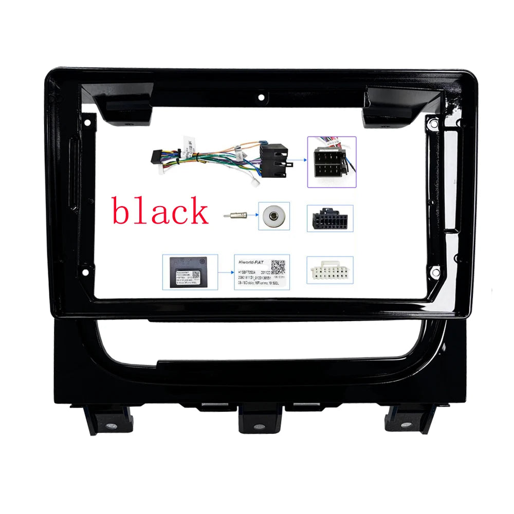 9 inch 2Din universal  Android car Radio For Fiat Strada Idea 2012-2016 car panel Car stereo dvd Multimedia Frame sayaragear