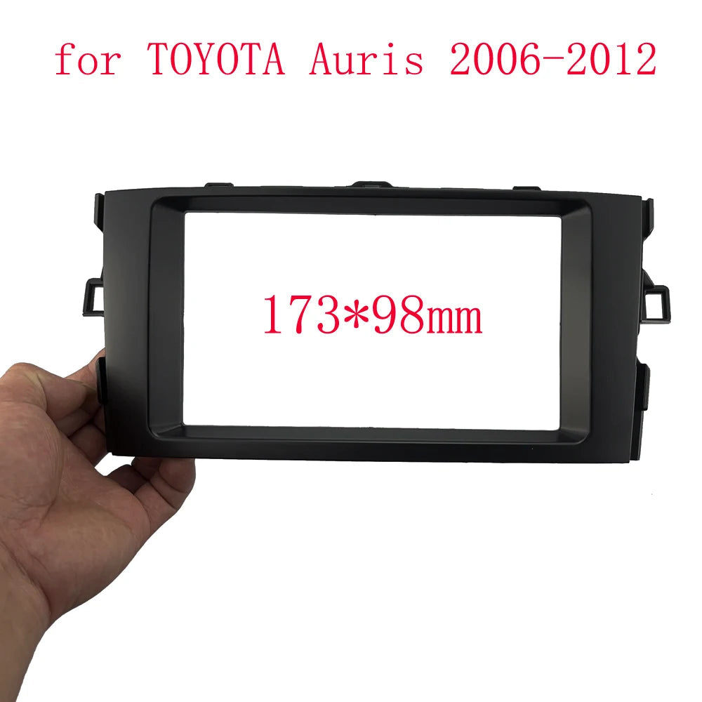 2Din Car Fascia for Toyota Auris 2006-2012 Stereo Fascias Panel Dash Mount Installation Car DVD Frame Kit In-Dash sayaragear