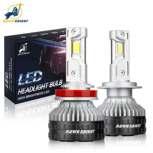 DAWNKNIGHT K9C Pro H7 H4 H11 Led Lamp Bigger Copper Tube Led Lights H1 HB3 9005 HB4 9006 12V For Car Led Headlight Bulb sayaragear