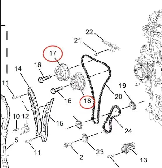 ATMMG For SAIC MG RX5 RX8 GS 2.0T intake phase modulator VVT gear timing 10226140 10226139 original new - sayaragear