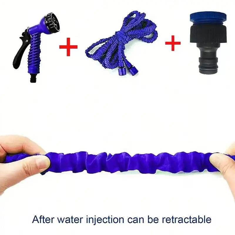25FT-200FT Expandable Magic Hose Lightweight Design Durable Materials 7 Water Spraying Functions Gun Home Garden Watering Tools sayaragear