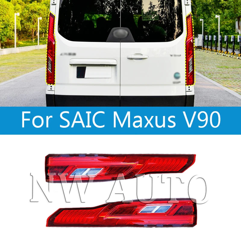 Car Tail Light Accessories For SAIC Maxus V90 Rear Bumper Brake Light Taillight Rear Turn Signal Reflector Stop Lamp sayaragear