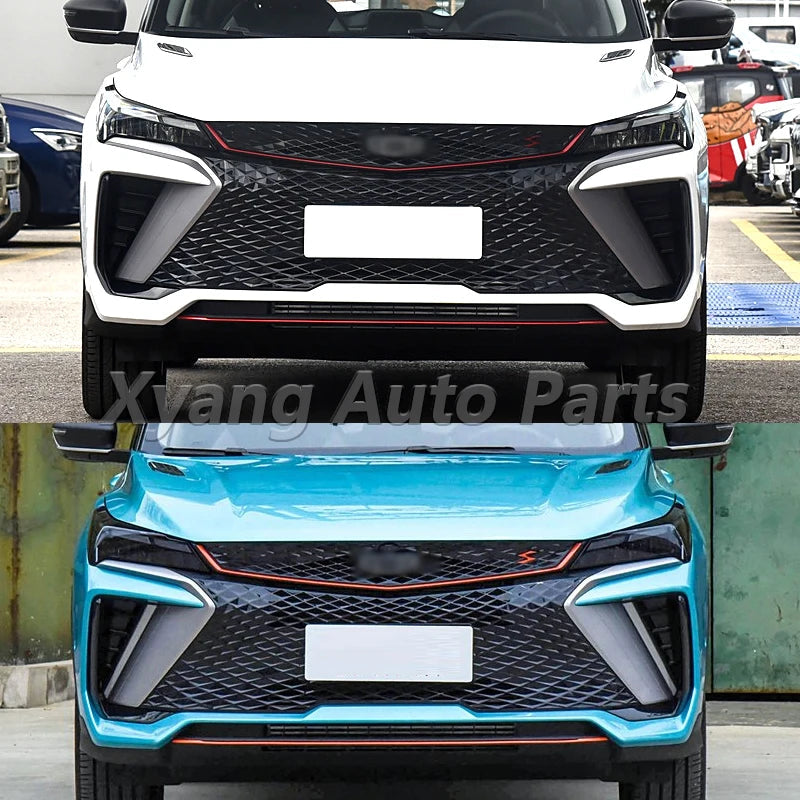 Front Bumper upper Radiator Grille Trim Assembly For Geely Coolray 2023-2025 sayaragear
