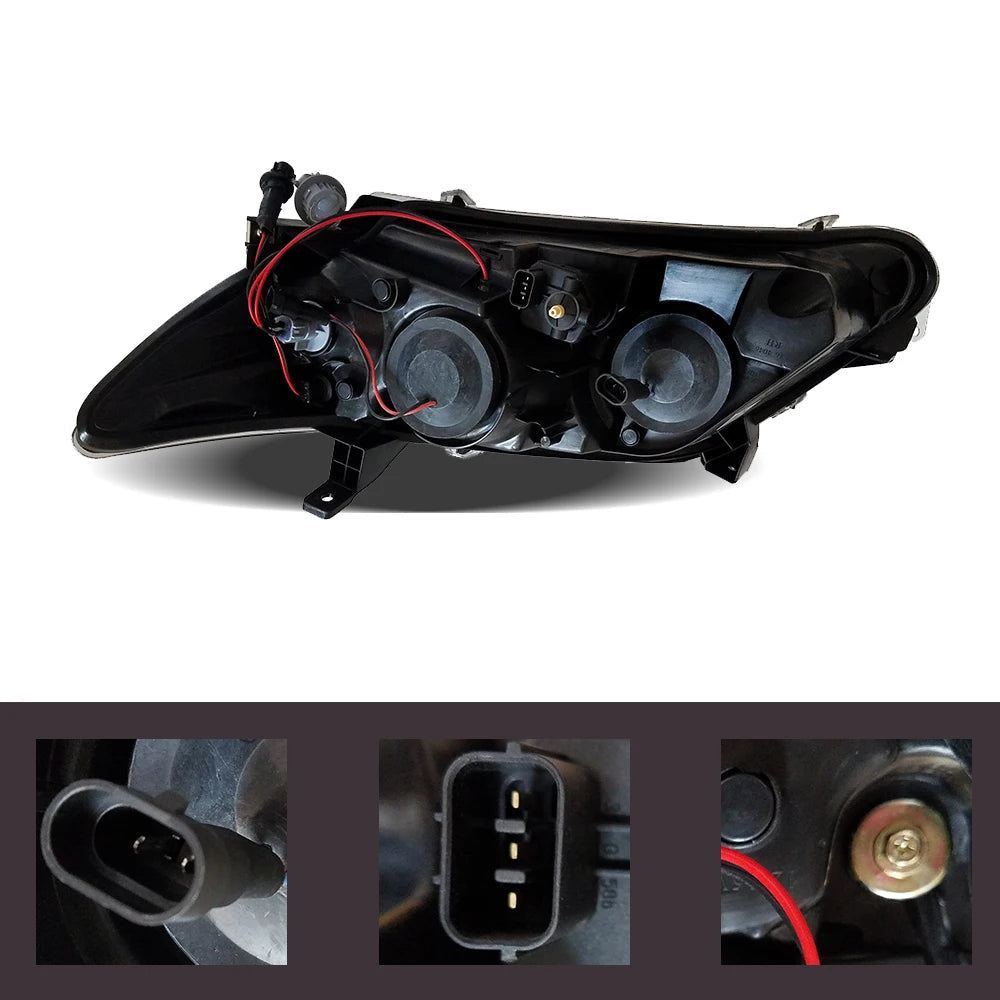 VLANDFOR TOYOTA CAMRY 2009-2011 HEAD LAMP(USA TYPE) Headlights DRL Day Running Light LED Fog Lights Car Accessory Head Lamp sayaragear