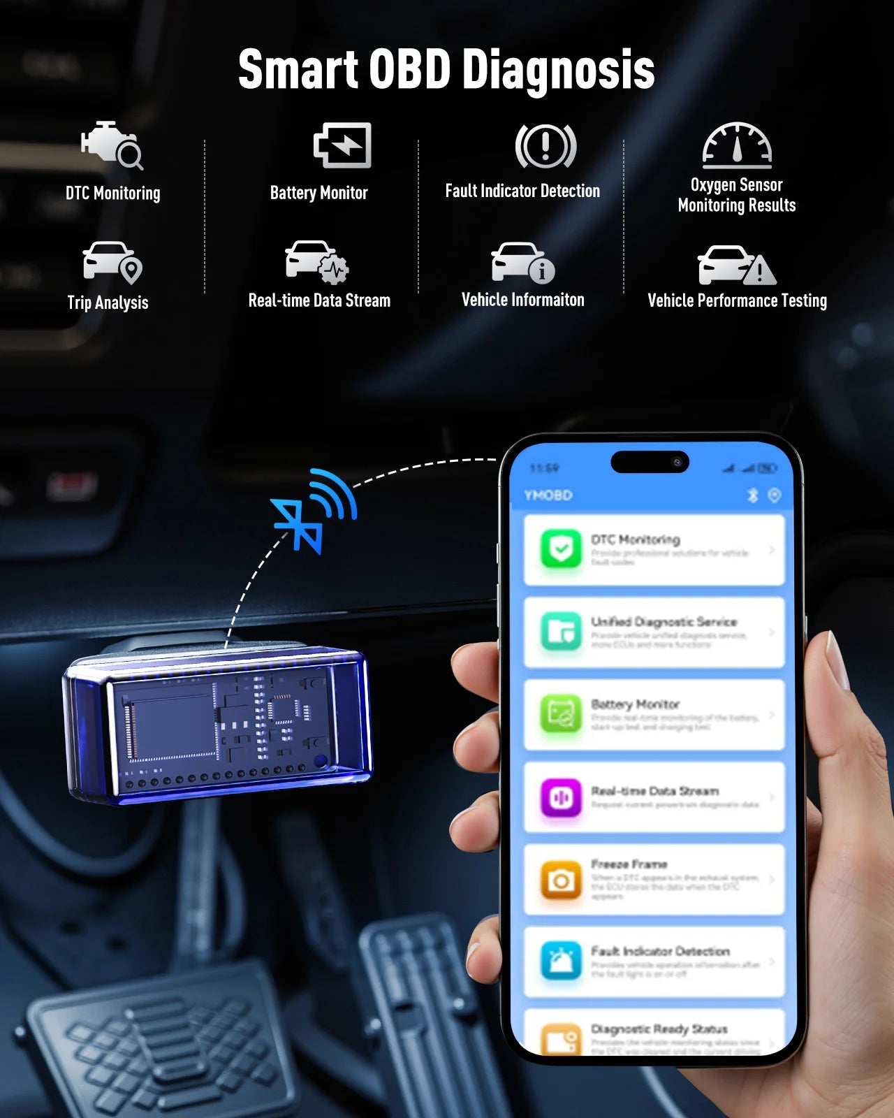 UTRAI All-in-One 7000A Car Jump Starter with Air Compressor &  OBD Diagnosis & Outdoor Camping Lights Emergency Boosters sayaragear