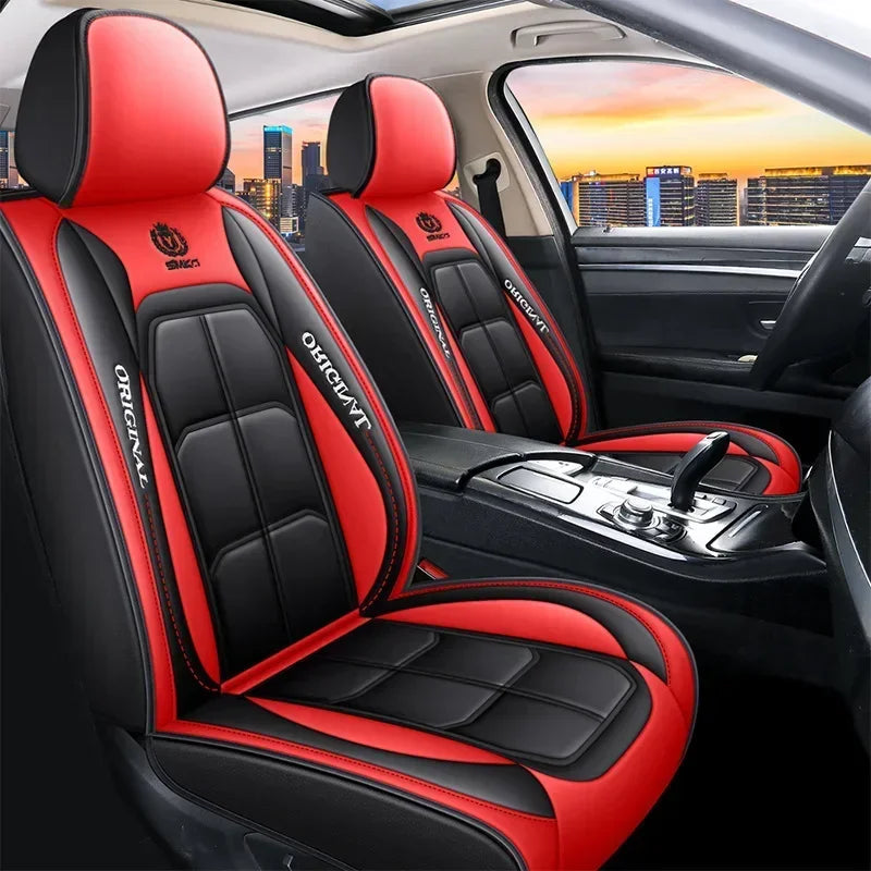 Car seat cushion Four Seasons universal new seat cover Leather seat cover Ice silk seat cushion Fully wrapped seat cushion sayaragear