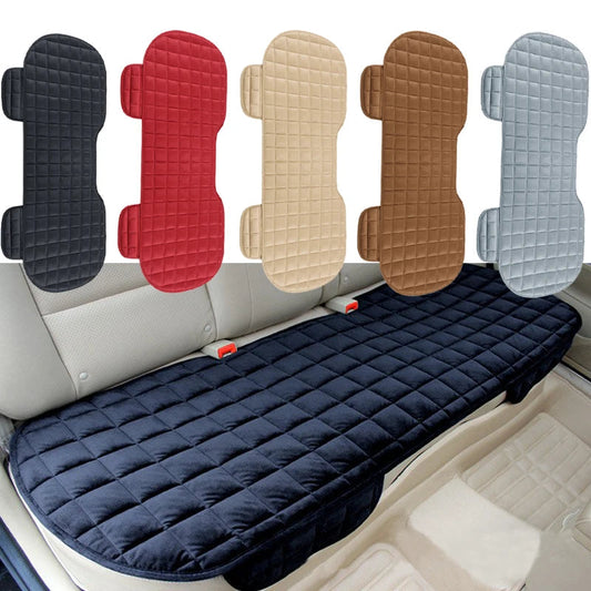 Car Seat Cover Front Rear Flocking Cloth Cushion Non Slide Winter Auto Protector Mat Pad Keep Warm Universal Fit Truck Suv Van sayaragear