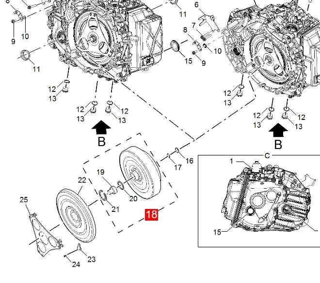 ATMMG Original For SAIC HS RX5 GS 2.0T 10057530 DCT360 Dual Clutch and Shock Absorber Assembly Clutch Assembly - sayaragear