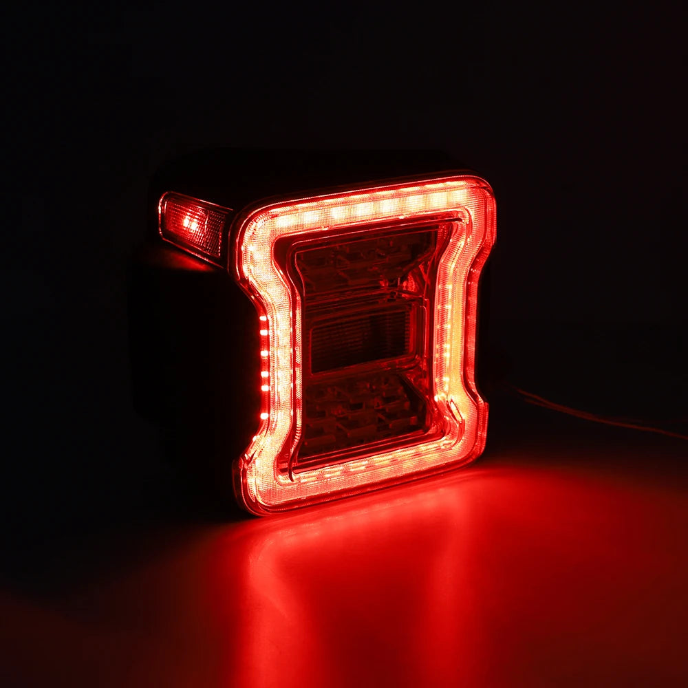 for Jeep Wrangler JK 2007-2018 LED Tail Light Taillight Assembly Rear Lamps Brake Reverse Light Daytime Running Lights sayaragear