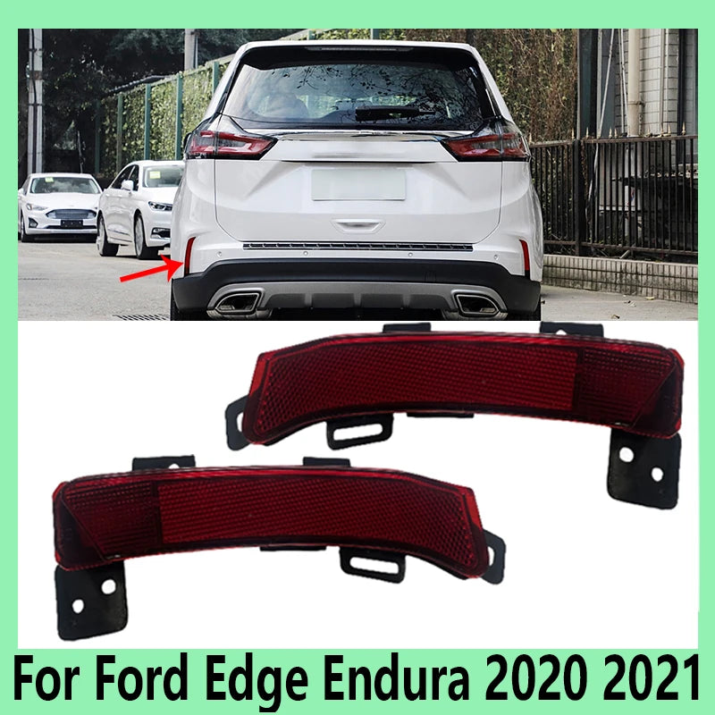 Rear Bumper Reflector Stop Light For Ford Edge Endura 2020 2021 Brake Warning Light Turn Signal Light Fog Light Tail Light - sayaragear