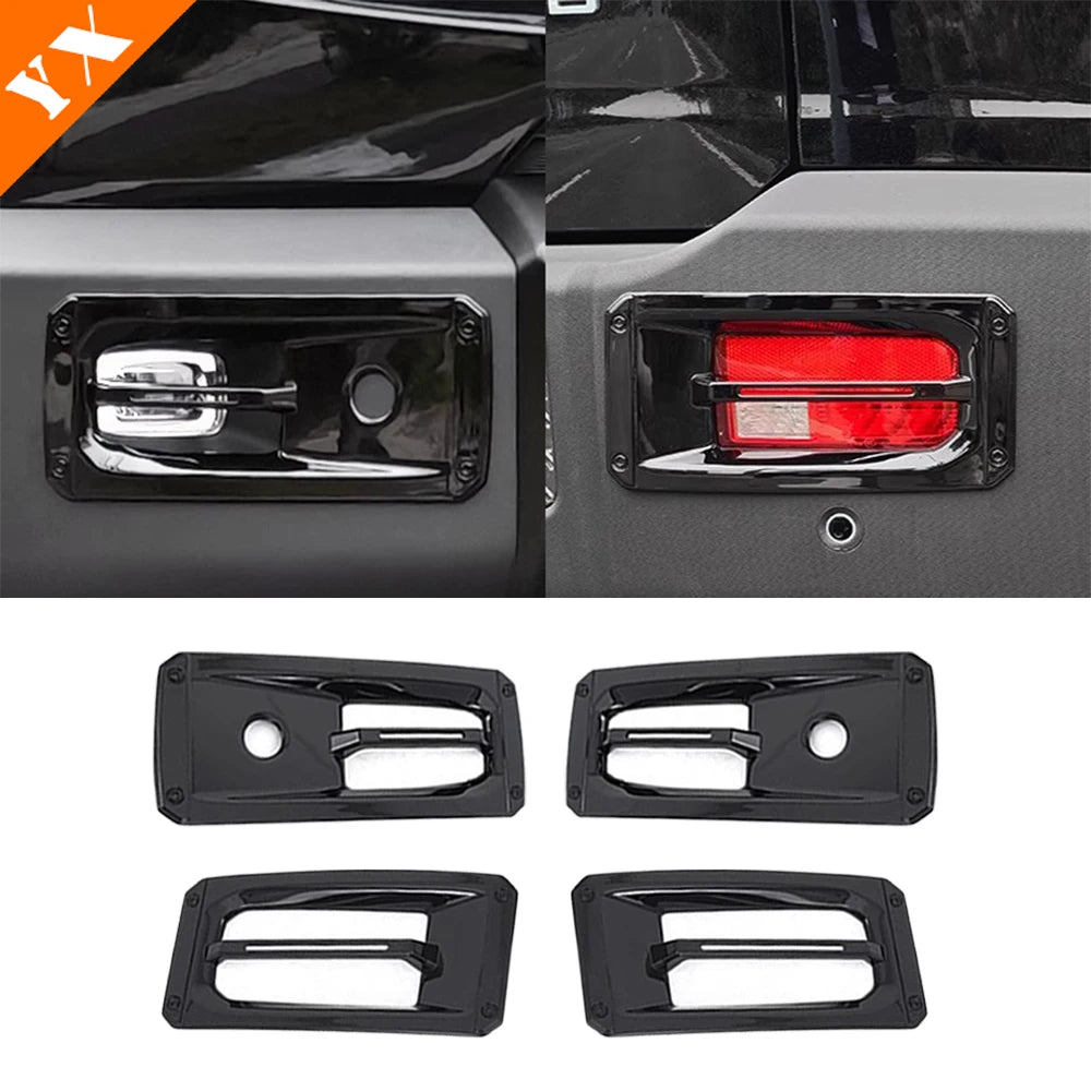 For Jetour Freedom T1 2025-2026 Car Plastic Tail Lights Cover Auto Front Rear Fog Light Frame Decoration Anti Hit/Scratch sayaragear