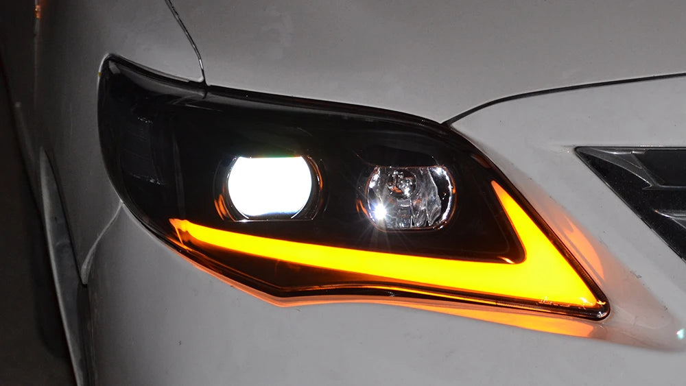 VLAND Led Daytime Running Light For Toyota Corolla 2011 2012 2013 Auto DRL Headlight Front Cover Fog Lamp Car Accessorie sayaragear