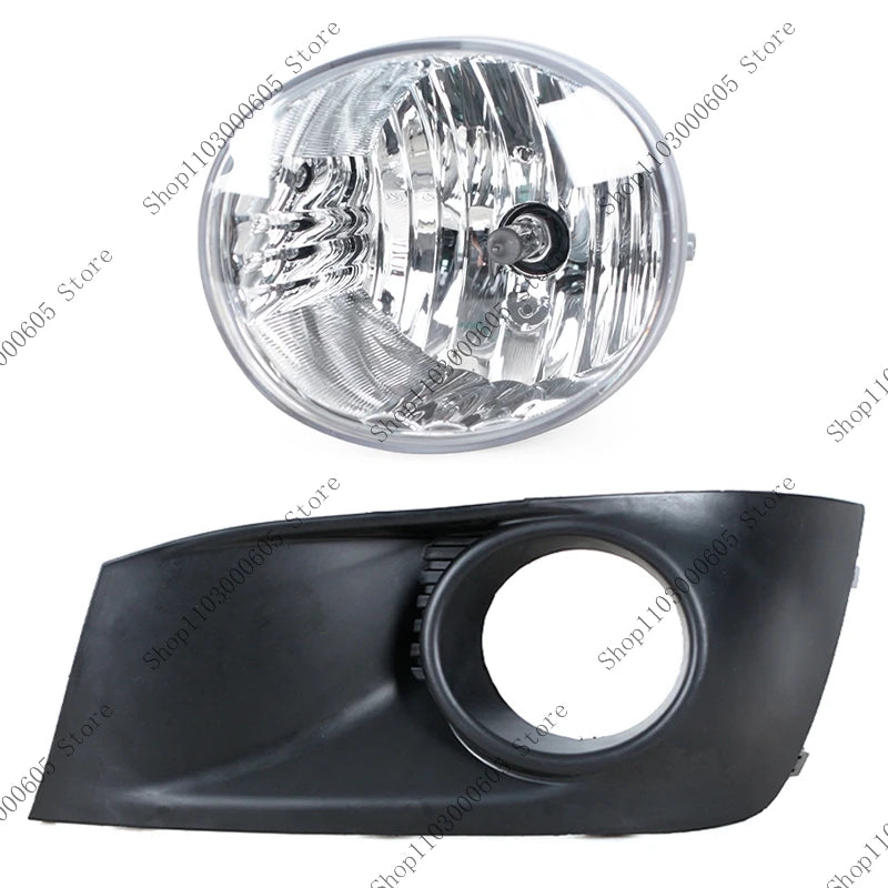 For TOYOTA FORTUNER 2012 2013 2014 Automobile Accessories Front Bumper Fog Lamp Assembly Fog Lamp Protective Cover Anti-Fog Lamp sayaragear