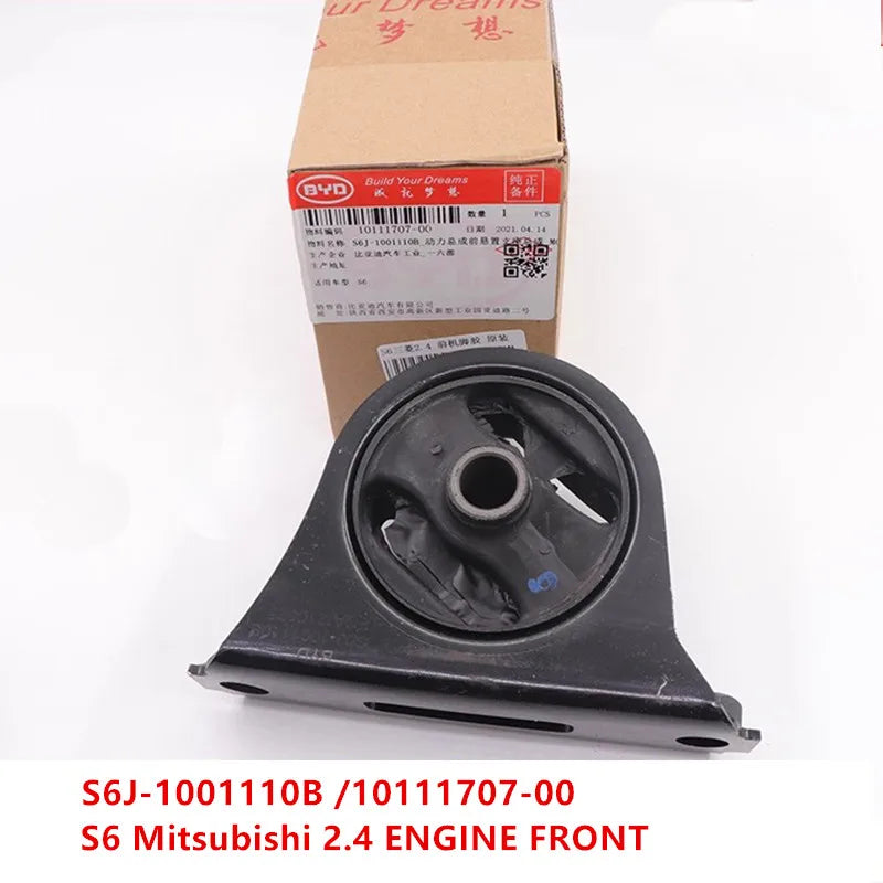 1pcs Engine Suspension Cushion for BYD S6 2.0 Engine Foot Glue Transmission Support Bracket Pad Car Accessories - sayaragear