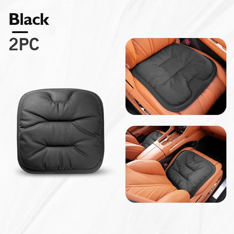 Universal Car Seat Cover Leather Cars Seat Waist Cushion Covers Four Season Auto Interior Seats  Protection Pad Car Accessorie sayaragear