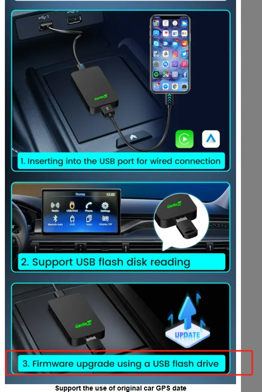 CarlinKit 5.0 & CarlinKit 4.0 Wireless CarPlay Android Auto Waze Music Spotify Auto For Audi Golf Peugeot Mazda KIA Mercedes MG sayaragear