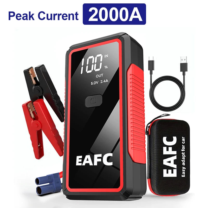 Car Jump Starter 2000A Power Bank Portable Car Battery Charger for 12V Auto Starting Device Petrol Diesel Emergency Booster sayaragear