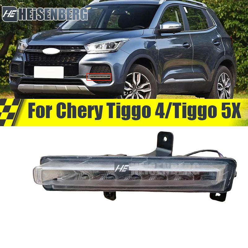 Fog Light For Chery Tiggo 4/Tiggo 5X 2018-2023 Front Bumper Fog Lamp 605000112AA 605000111AA sayaragear