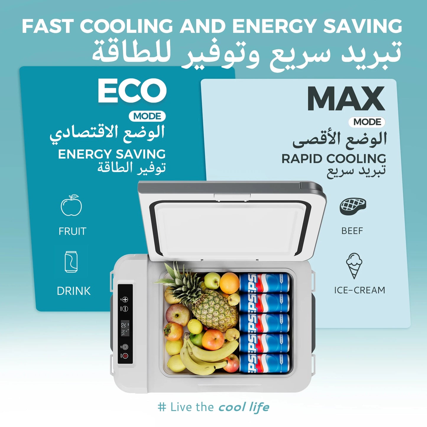 EUHOMY Mini Car Refrigerator, 10/15L Capacity, -20℃ to 20℃ Working Temp Portable Vehicle Cooler Car Fridge For Outdoor Camping sayaragear