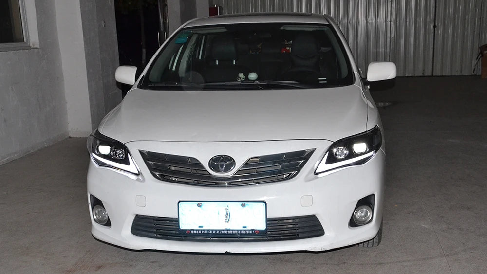 VLAND Led Daytime Running Light For Toyota Corolla 2011 2012 2013 Auto DRL Headlight Front Cover Fog Lamp Car Accessorie sayaragear
