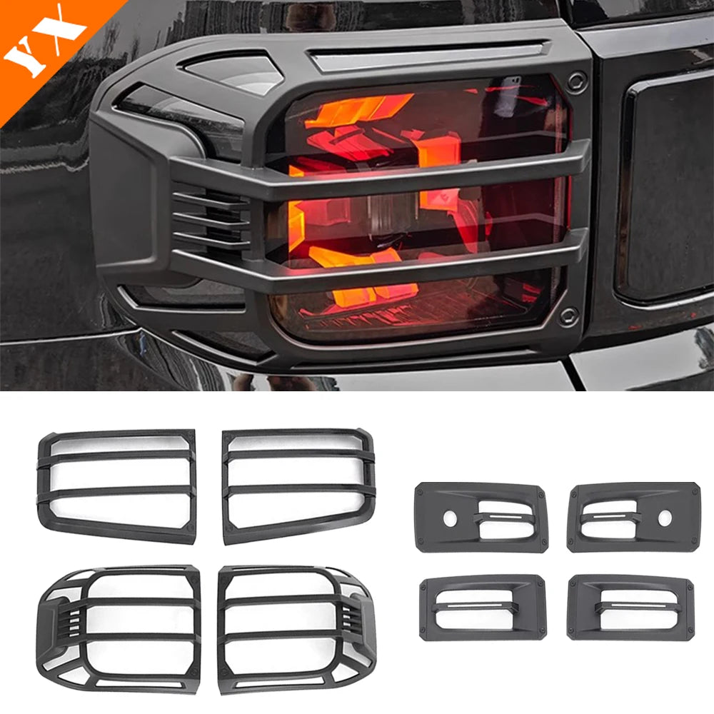 For Jetour Freedom T1 2025-2026 Car Plastic Tail Lights Cover Auto Front Rear Fog Light Frame Decoration Anti Hit/Scratch sayaragear