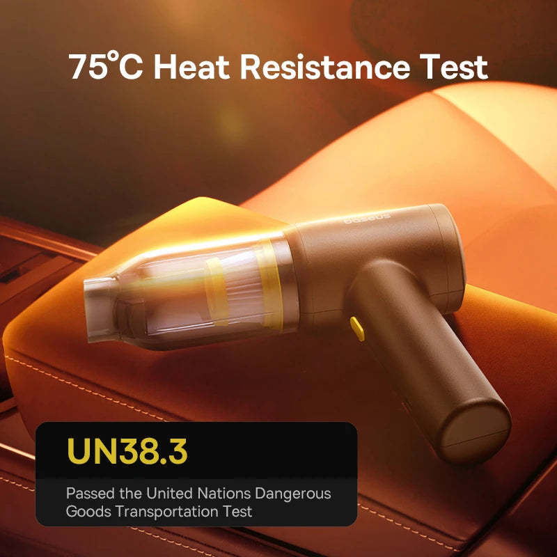 Baseus Car Vacuum Cleaner Wireless Air Dust Blower Gun for Car Powerful Portable Car Cleaning Appliance Cordless Vehicle Cleaner sayaragear