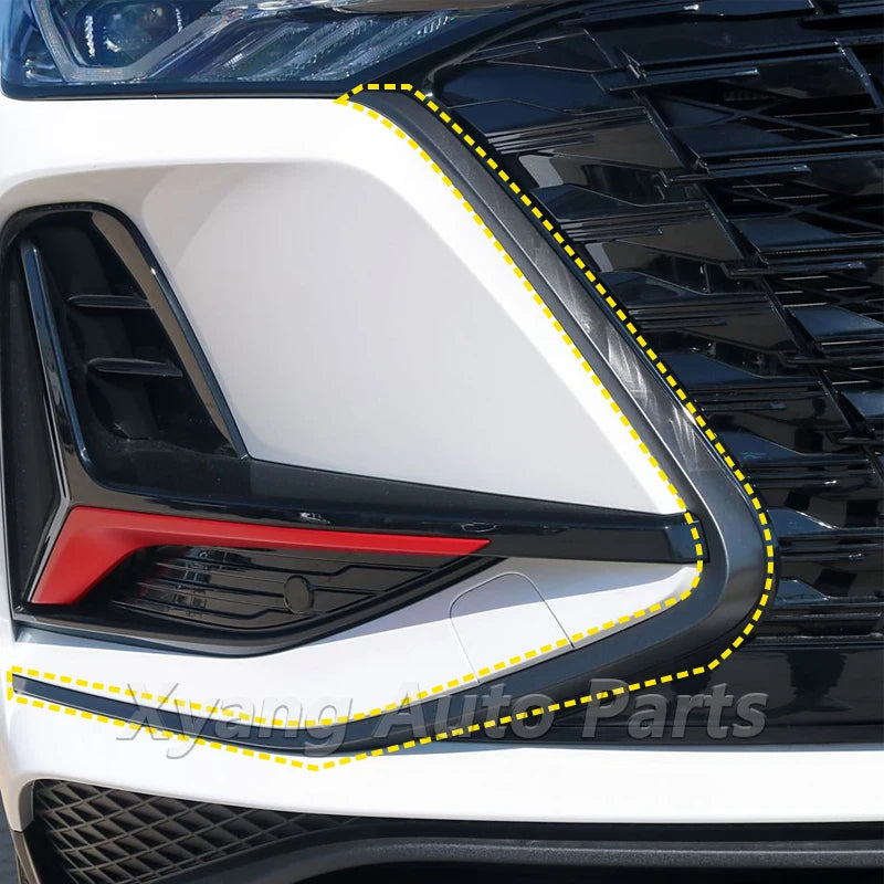 Front Bumper Grille Decorative Strips For Changan CS75 Plus Fog Lamp Cover  Side Trim sayaragear