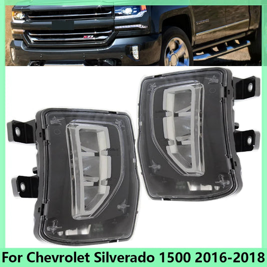 For Chevrolet Silverado 1500 2016 2017 2018 Front Bumper Lamp Fog Light Headlight Fog Lamp Auto Accessories GM2593315 - sayaragear