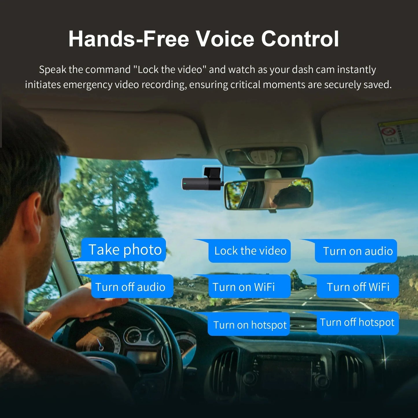2K Dash Camera For Car DVR Dash Cam In The Car KAWA D5 Video Recorder Emergency Voice Control WiFi APP Monitor WDR Dashcam sayaragear