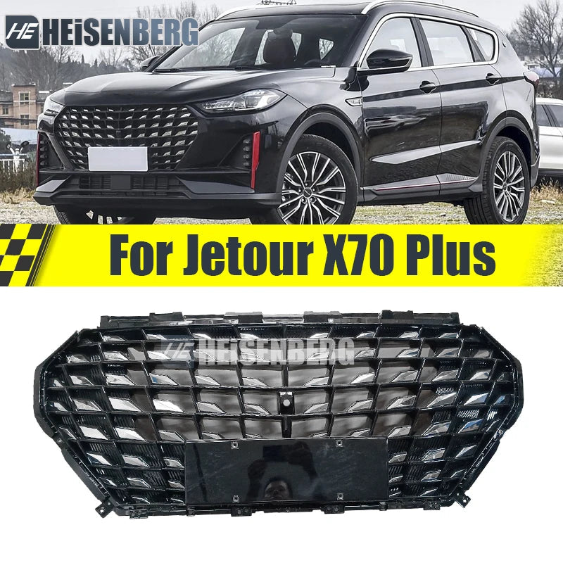 Radiator Grille For Jetour X70 Plus 2023-2025 Front Bumper Grille Mask F27-8401100 sayaragear
