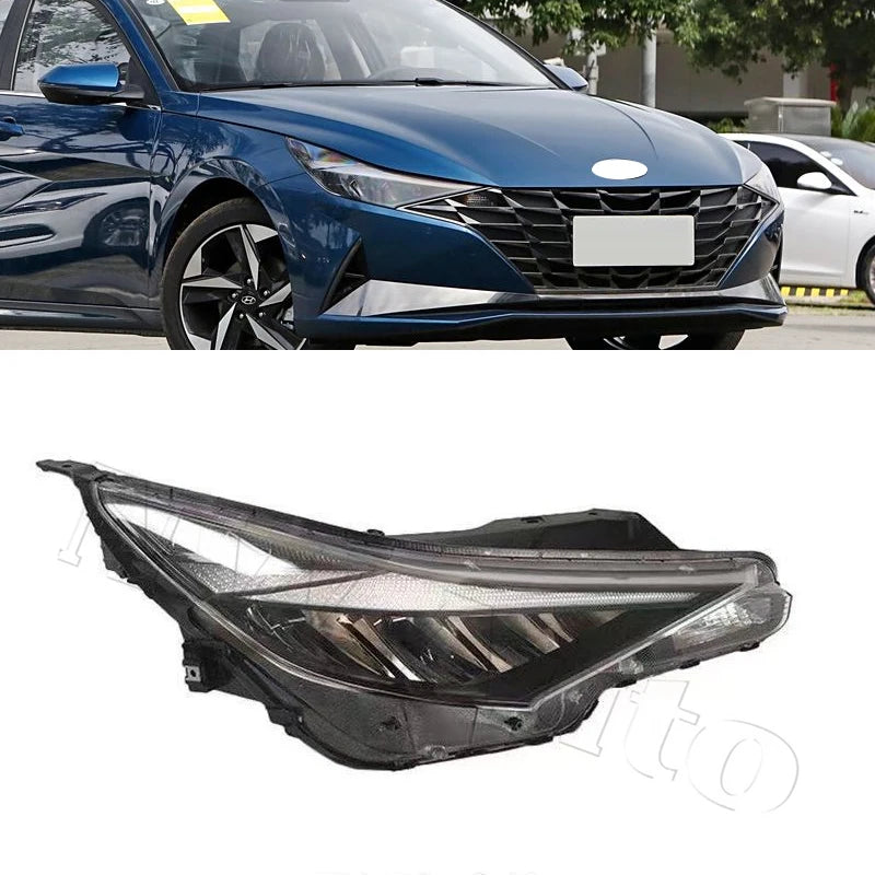 For Hyundai Elantra Headlight Assembly Front Lighting Front Headlight DaytimeRunning Light Turn Signal 92101BU000 92102-BU000 sayaragear