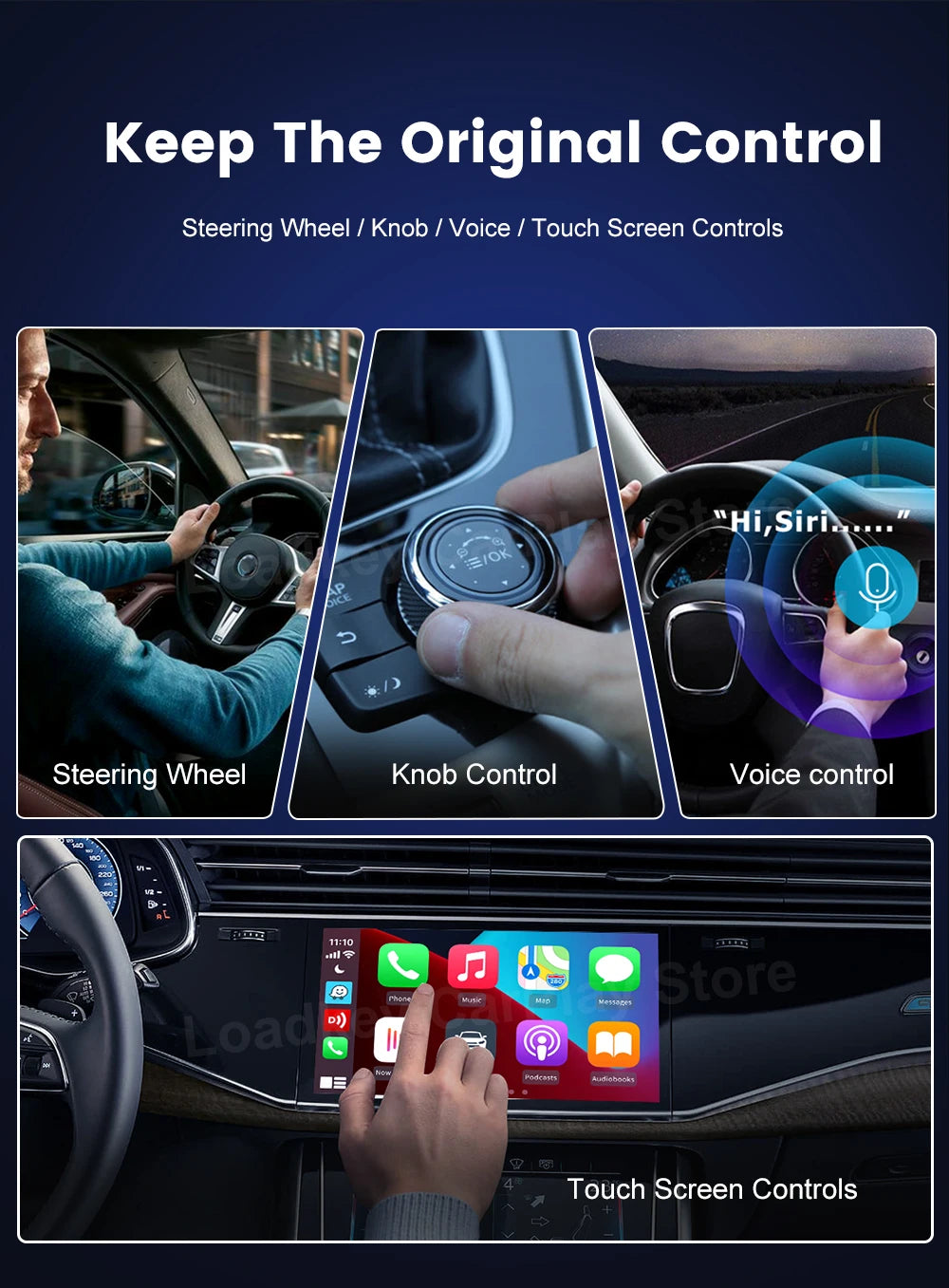 CarlinKit 5.0 & CarlinKit 4.0 Wireless CarPlay Android Auto Waze Music Spotify Auto For Audi Golf Peugeot Mazda KIA Mercedes MG sayaragear