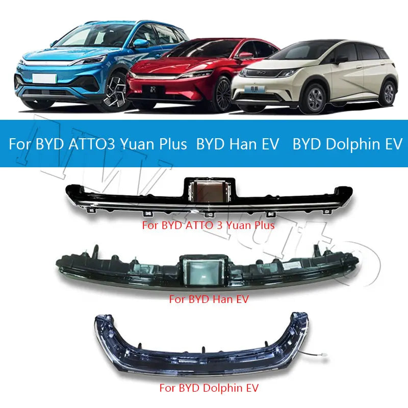 LED Front Grill Light For BYD ATTO 3 Yuan Plus/BYD Dolphin EV/BYD Han EV Daytime Running Light Center Light sayaragear
