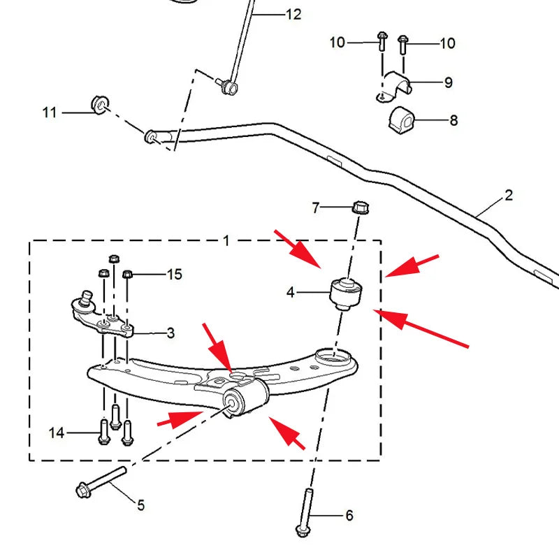 Original lower arm bushing under hanging triangle arm rubber sleeve buffer block sleeve For SAIC MG ZS RX3 MG3 sayaragear