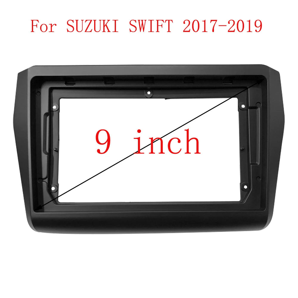 9 Inch Car Frame Fascia Cable Adapter Android Radio Dash Fitting Panel Kit For Suzuki Swift 2017-2019 sayaragear