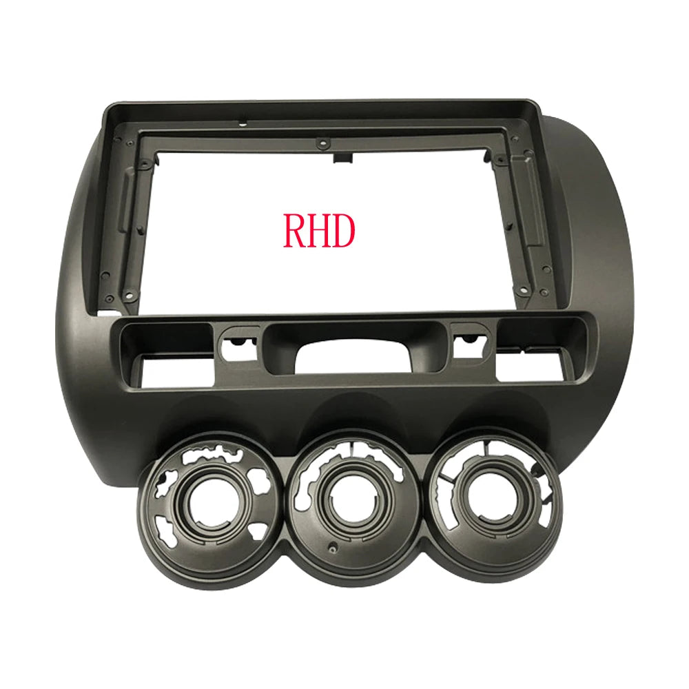 HAOCHEN Car 9 inch 2 Din Stereo o Fascia o DVD Panel Bezel Frame Installation Trim Left/right Wheel for Honda Fit City Jazz 2006 sayaragear