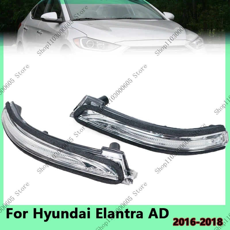 87614F2000 87624-F2000 For Hyundai Elantra AD 2016 2017 2018 Turn Signal Light Side Mirror Repeater Lamp Outside Mirror Lamp - sayaragear