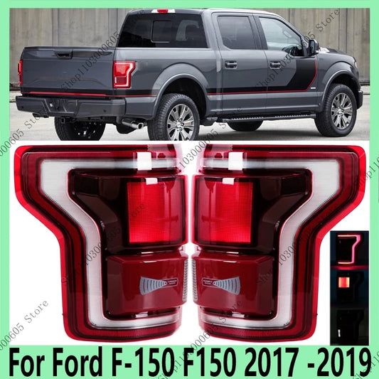 For Ford F-150 F150 2017 -2019 Auto Parts Rear Bumper Tail Light Assembly Rear Headlight Brake Light Turn Light HL3Z-13405-C sayaragear