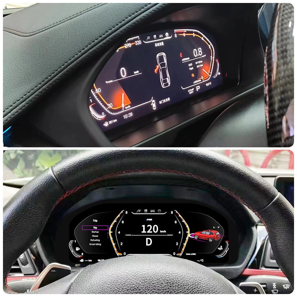 Dashboard Displayer Digital Cluster Instrument Speedometer for BMW X3 X4 X5 X6 5Series  6Series 7Series F10 F25 F26 F07 F15 F16 sayaragear