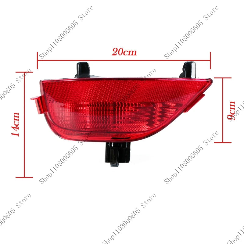 For Dacia Duster 2018- Auto Parts Rear Bumper Reflector Rear Fog Lamps Brake Signal Lamp Reflective Marker 265650001R 265600001R - sayaragear