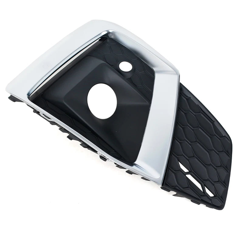 For Audi A5 B9 Sportback Coupe Cabriole S5 2019 2020 2021-2023 Honeycomb Mesh Fog Light Grille Cover 8W6807681T3Q7 8W6807682T3Q7 - sayaragear