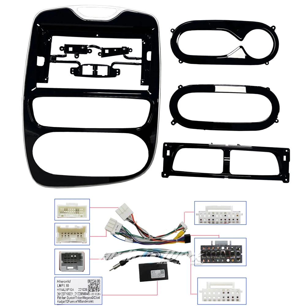9 /10 Inch Car Frame Fascia Adapter Canbus Box Decoder Android Radio Audio Dash Fitting Panel Kit For Renault Clio 4 2012-2019 sayaragear