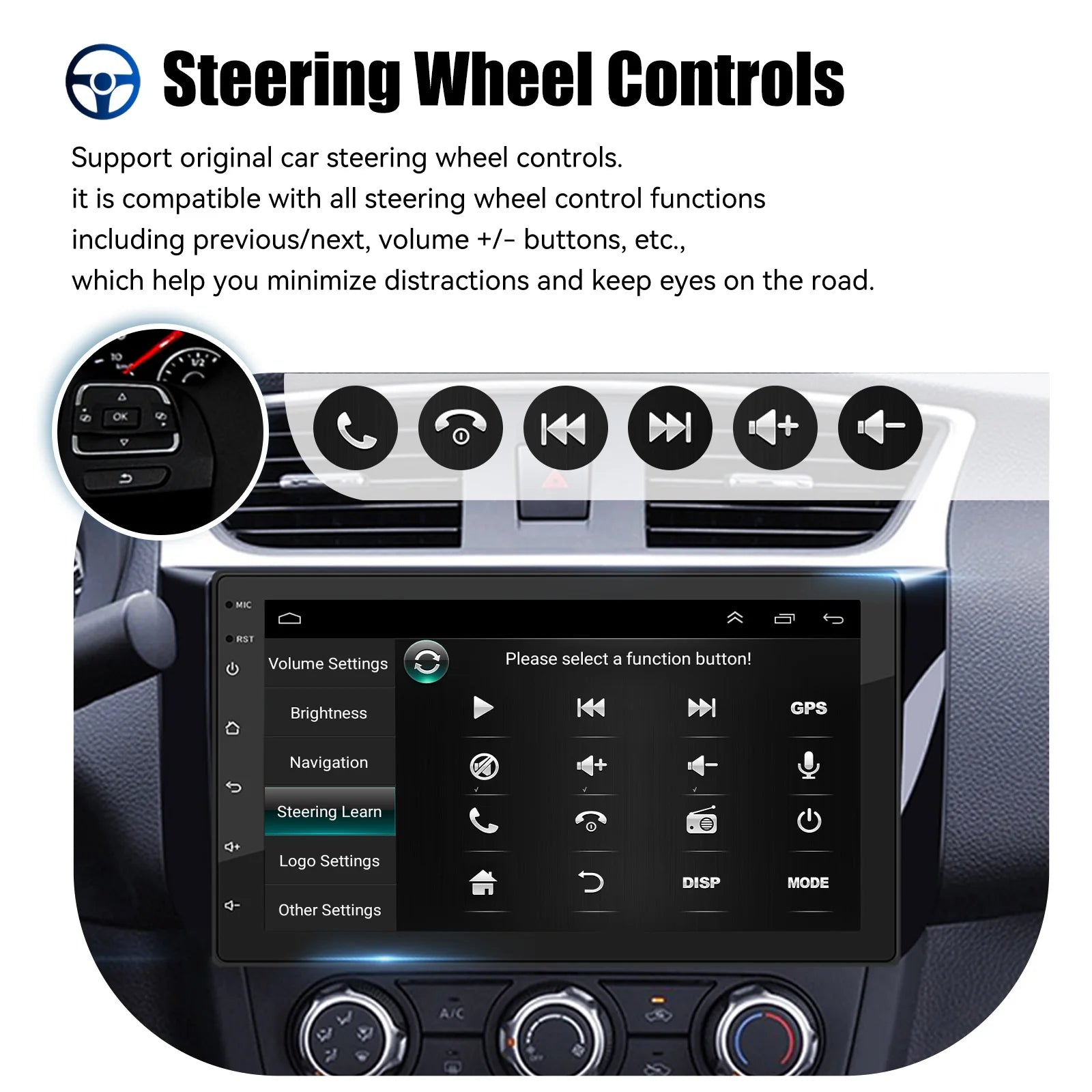 ESSGOO 7 9 10" Car Radio Android Auto Carplay Car Stereo Multimedia Player Universal WIFI GPS Autoradio Car Intelligent Systems sayaragear